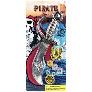 Pirate Set With Sword 7 Piece - Pirate Set Product Shot - aa Global - TY3683